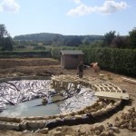 Garden Design - Constructing the pond